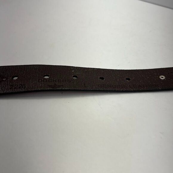 Dockers Embossed‎ Tooled Belt Stitched And Studded Belt #2228 Size Large - Picture 8 of 8